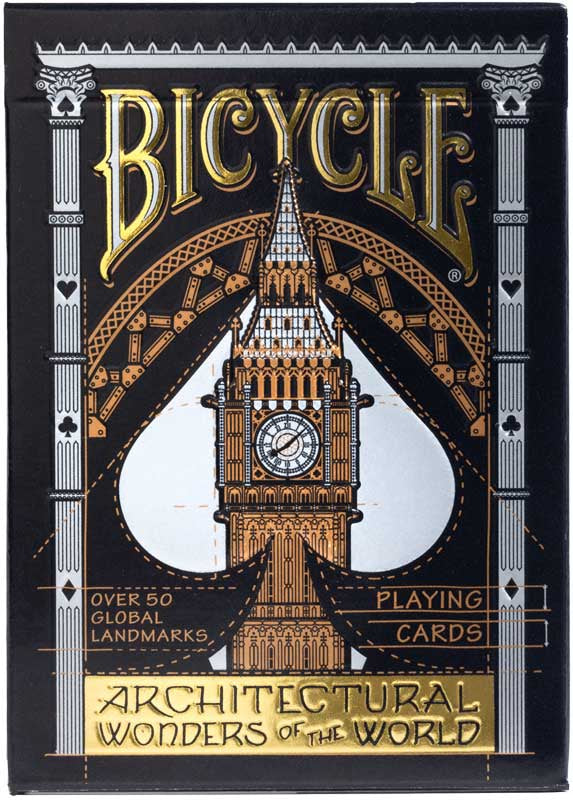 BICYCLE ARCHITECTURAL WONDERS OF THE WORLD PLAYING CARDS