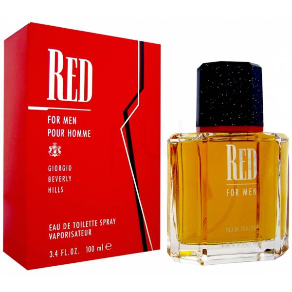 Giorgio Beverly Hills Red For Men Eau De Toilette Spray 100ml