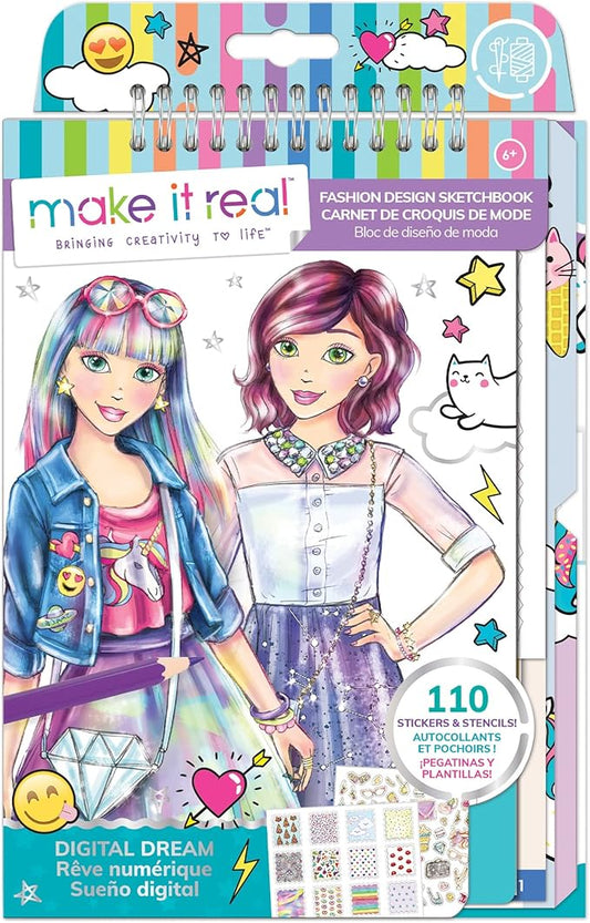 Fashion Design Sketchbook: Digital Dream
