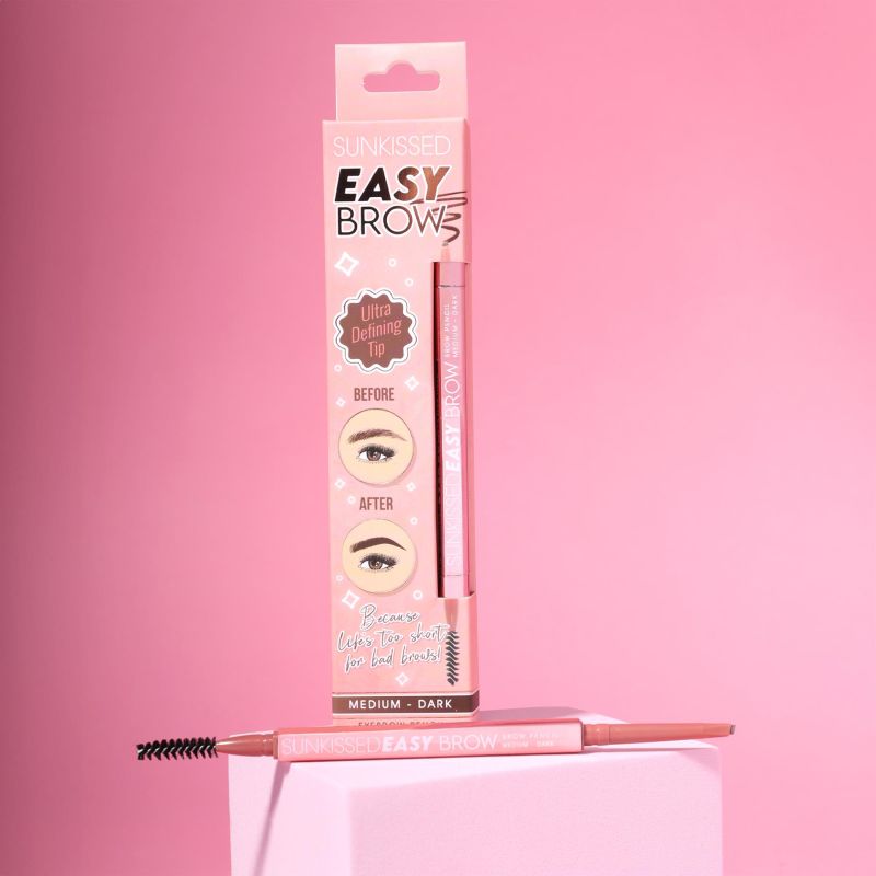 Sunkissed Easy Brow Eye Brow Pencil Medium Dark
