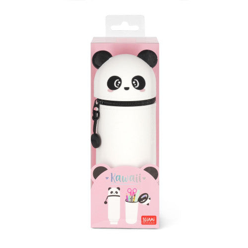 Legami 2-In-1 Silicone Pencil Case - Kawaii - Panda