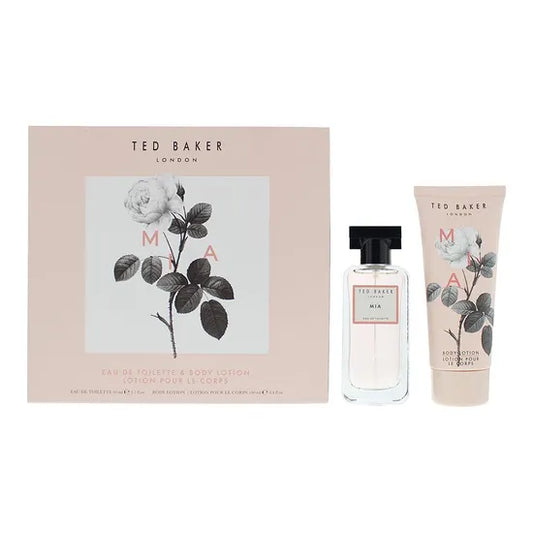 Ted Baker Mia Gift Set Eau De Toilette 50ml Body Lotion 100ml