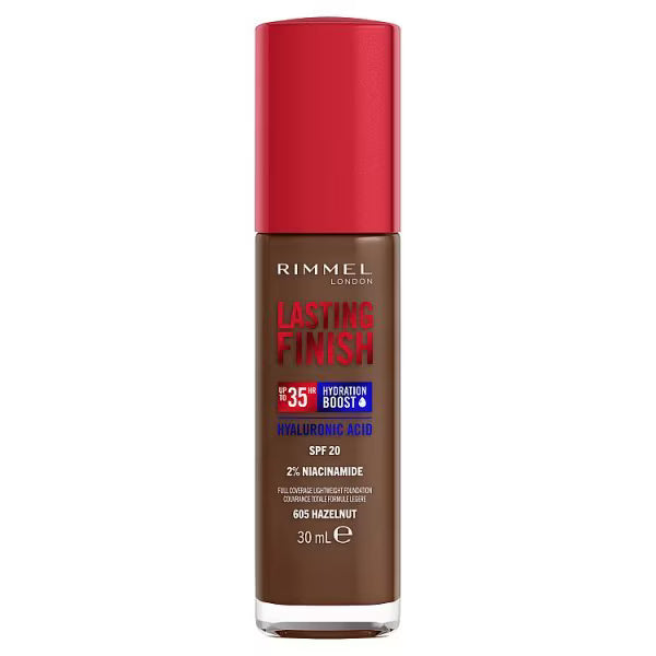 Rimmel Lasting Finish 35Hr Foundation 605 Hazelnut