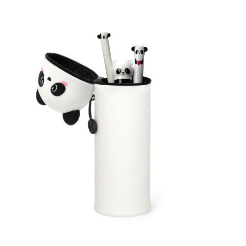 Legami 2-In-1 Silicone Pencil Case - Kawaii - Panda