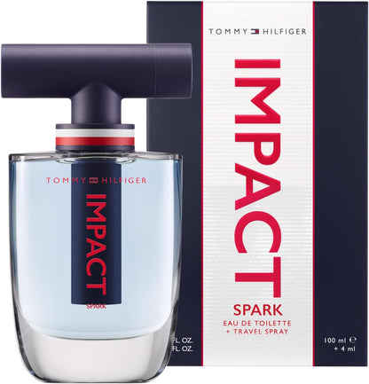 Tommy Hilfiger Impact Spark 100ml + 4ml Travel Spray EDT For Men