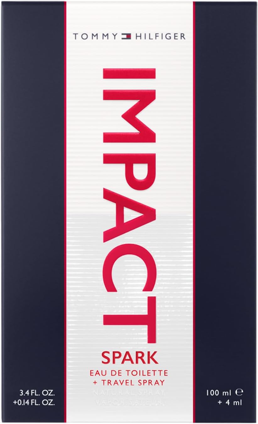 Tommy Hilfiger Impact Spark 100ml + 4ml Travel Spray EDT For Men