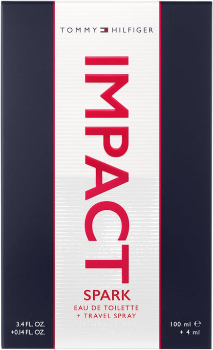 Tommy Hilfiger Impact Spark 100ml + 4ml Travel Spray EDT For Men