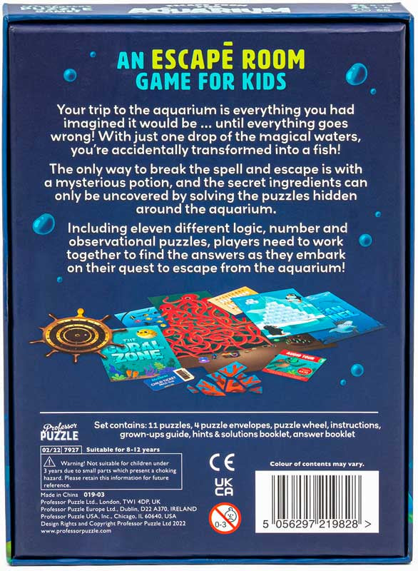 PROFESSOR PUZZLE ESCAPE FROM THE AQUARIUM