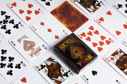 BICYCLE FIRE PLAYING CARDS
