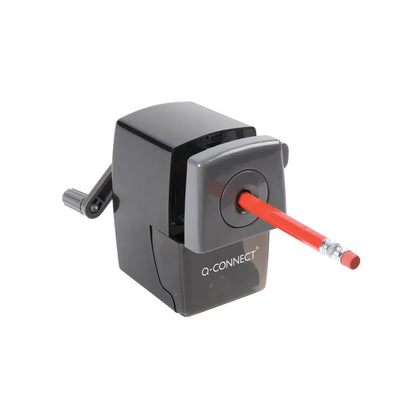Q-Connect Desktop Pencil Sharpener Black