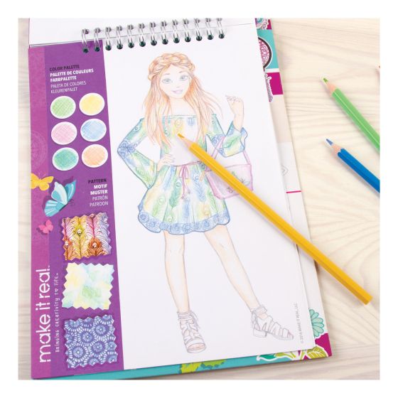 Fashion Design Sketchbook: Blooming Creativity