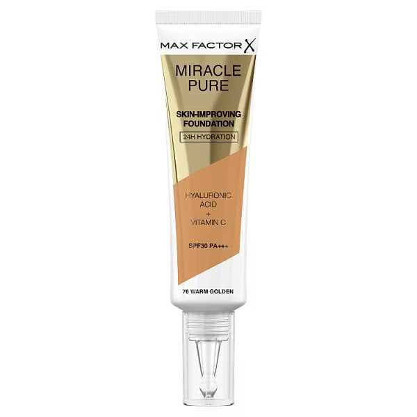 Max Factor Miracle Pure Foundation, Warm Golden 76