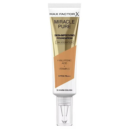 Max Factor Miracle Pure Foundation, Warm Golden 76